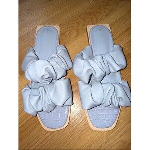 NEW Circus by Sam Eldelman Slide Sandals baby blue NY Iggy size 7